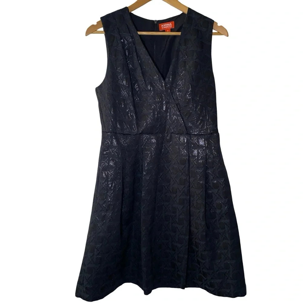 Kirna Zabete for Target black sleeveless dress size 12 fit and‎ flare